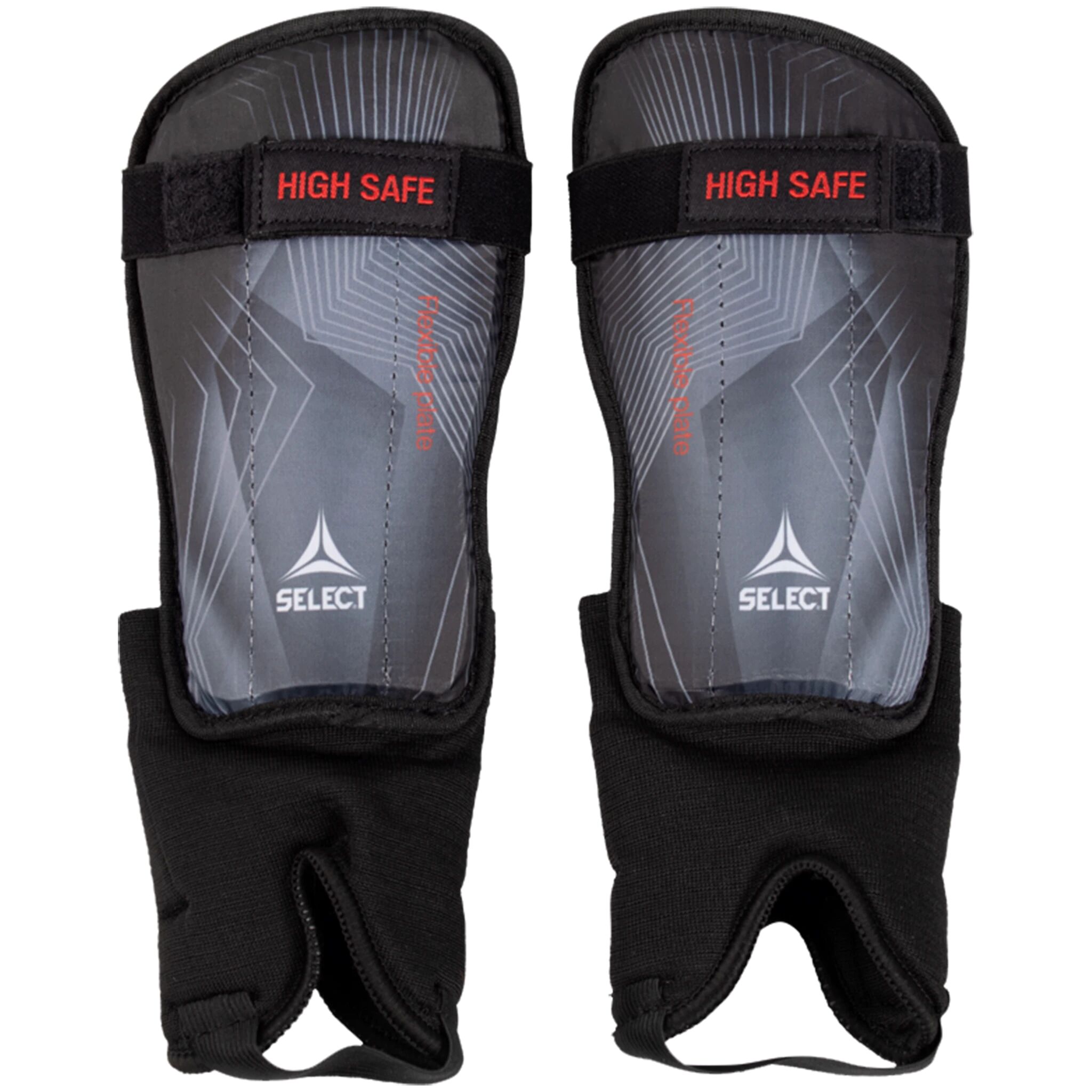 Select Shin guards High Safe, leggskinn senior L GREY/BLACK