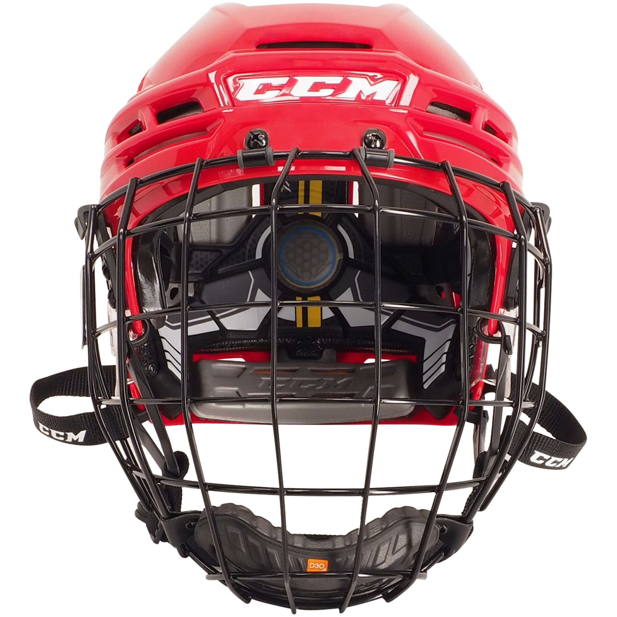 CCM Helmet Combo Tacks 910, hockeyhjelm senior S RED