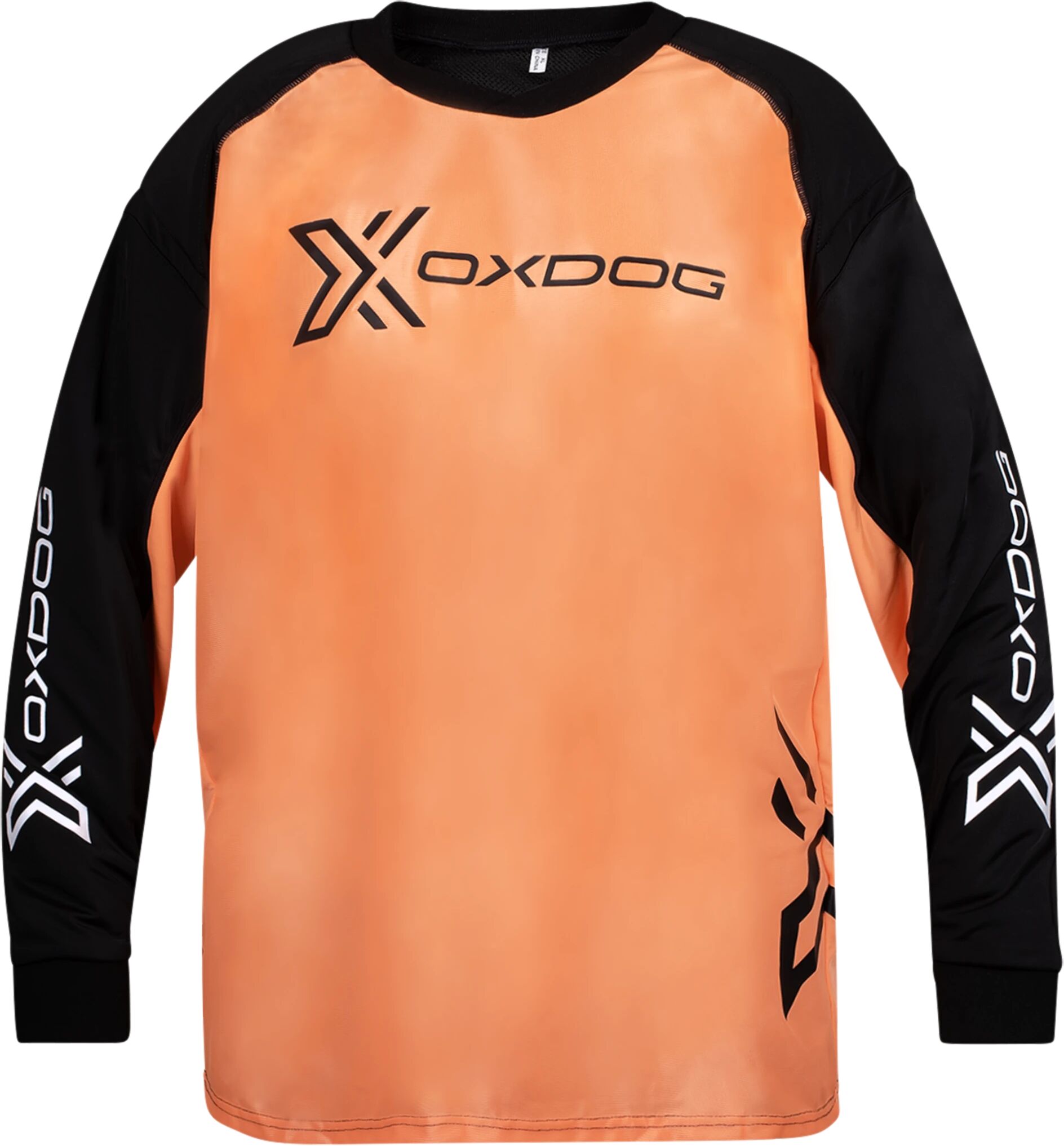 Oxdog Xguard Goalie Shirt Padded, treningstrøye senior 150/160 Apricot/black