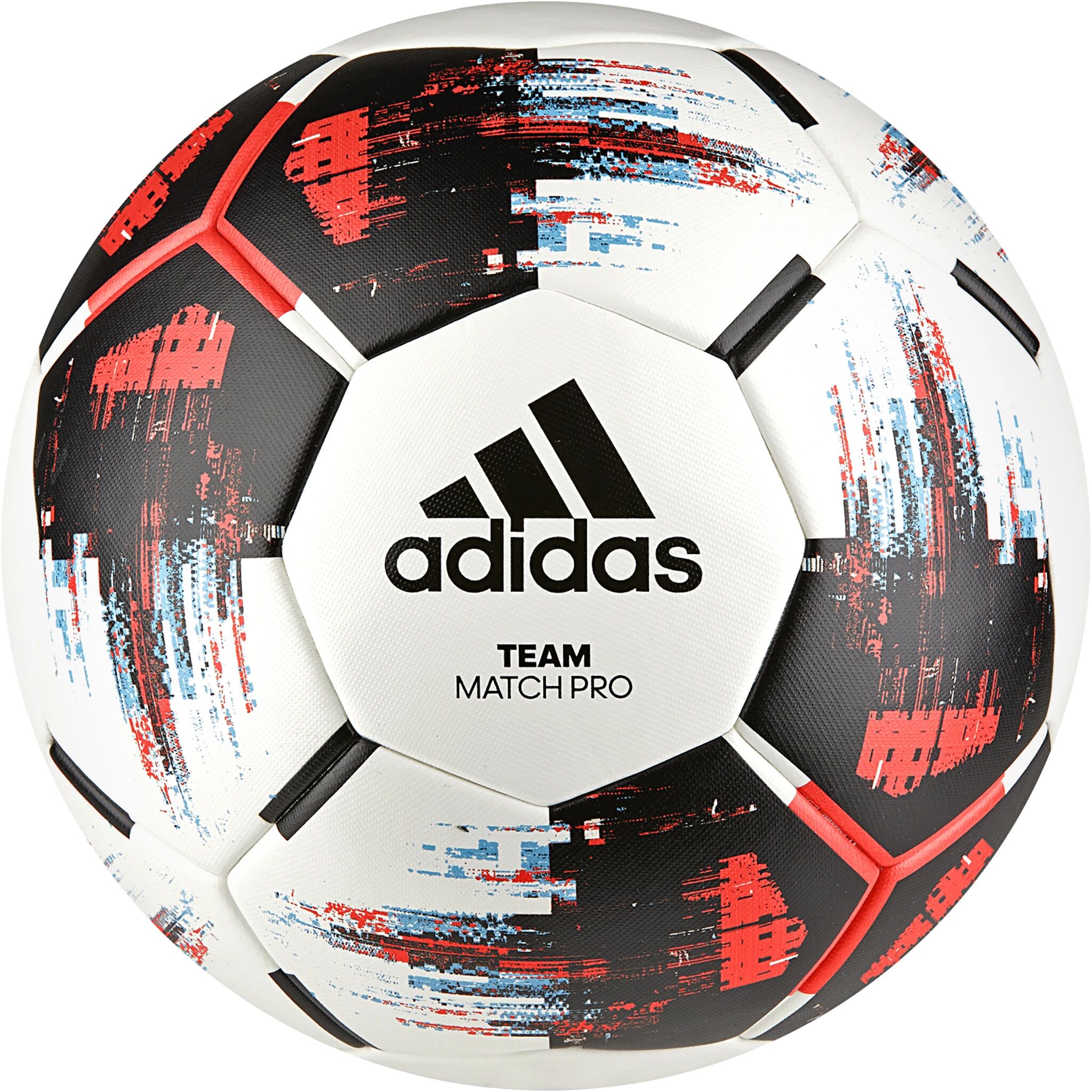 adidas Team Match Ball, fotball 5 WHITE/BLACK/SOLRED/B