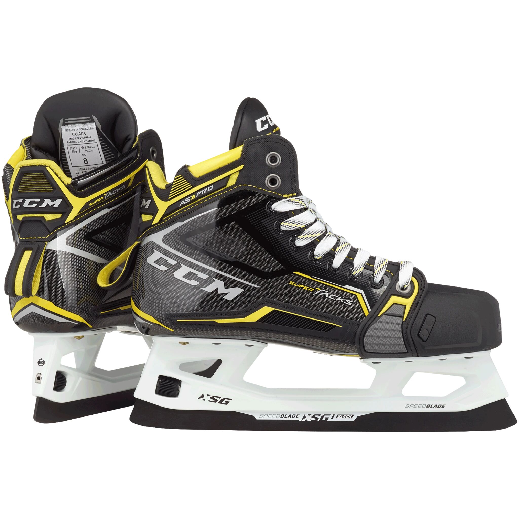 CCM SKG SUPERTACKS AS3 PRO SR 21/22, hockeyskøyte senior EE 9,0/44,5 STD