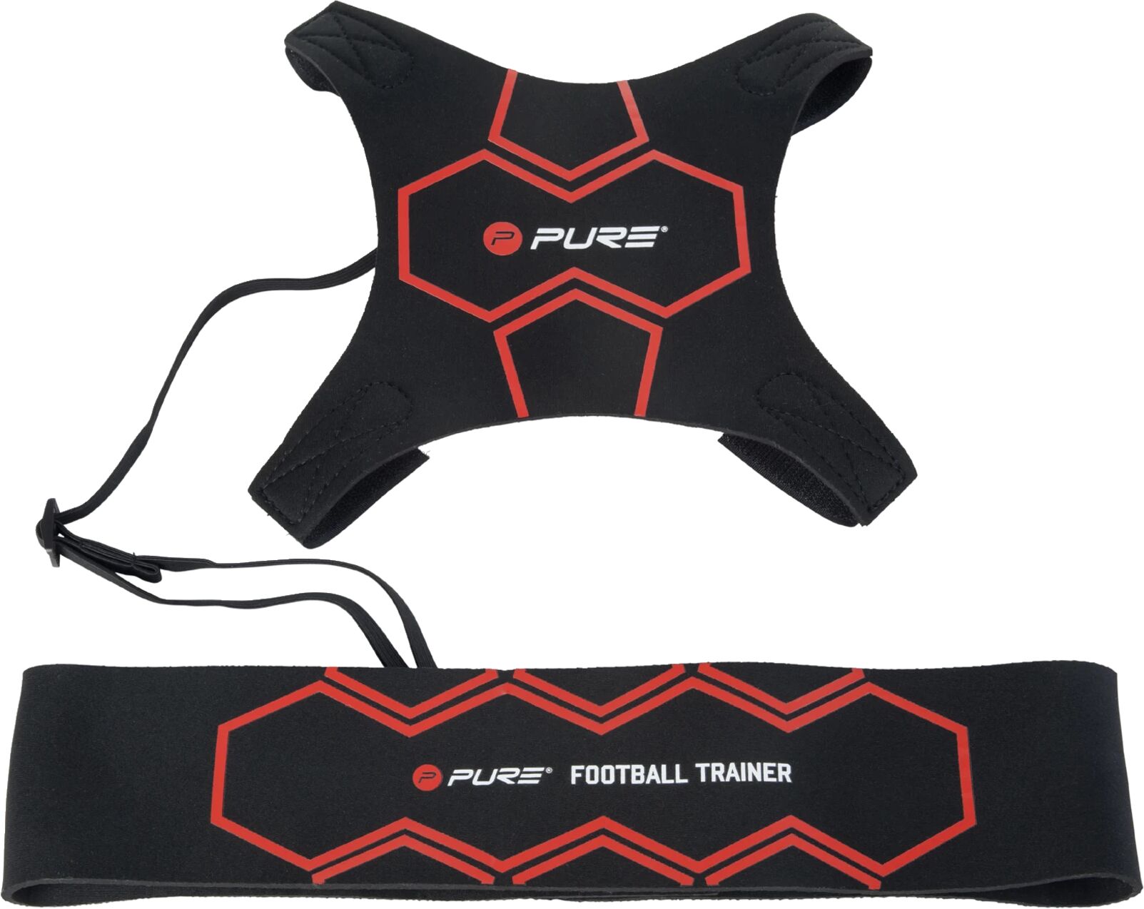 Pure2Improve Fotballtrener STD BLACK/RED