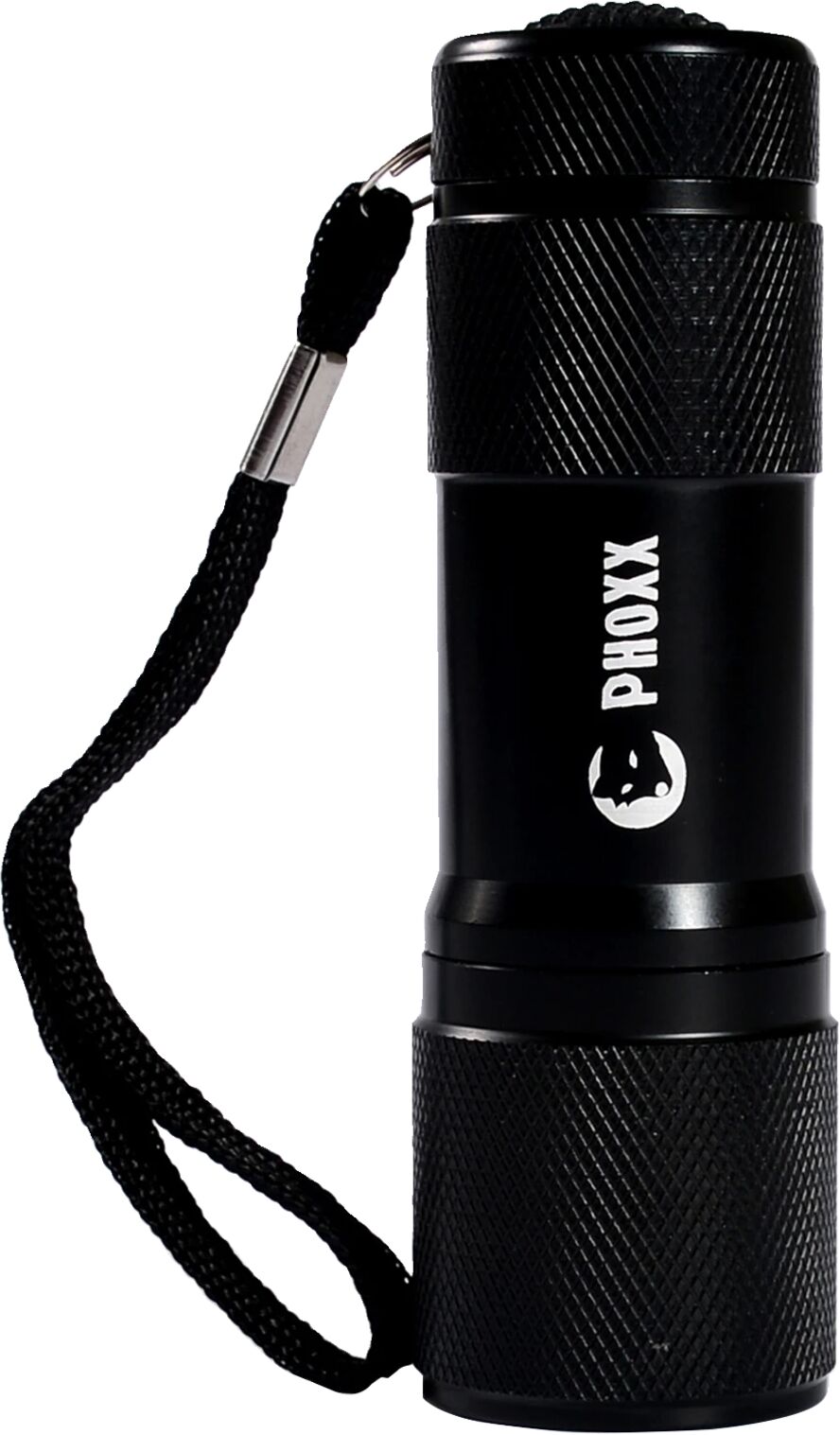 Phoxx Metal Flashlight, lommelykt 30lm BLACK