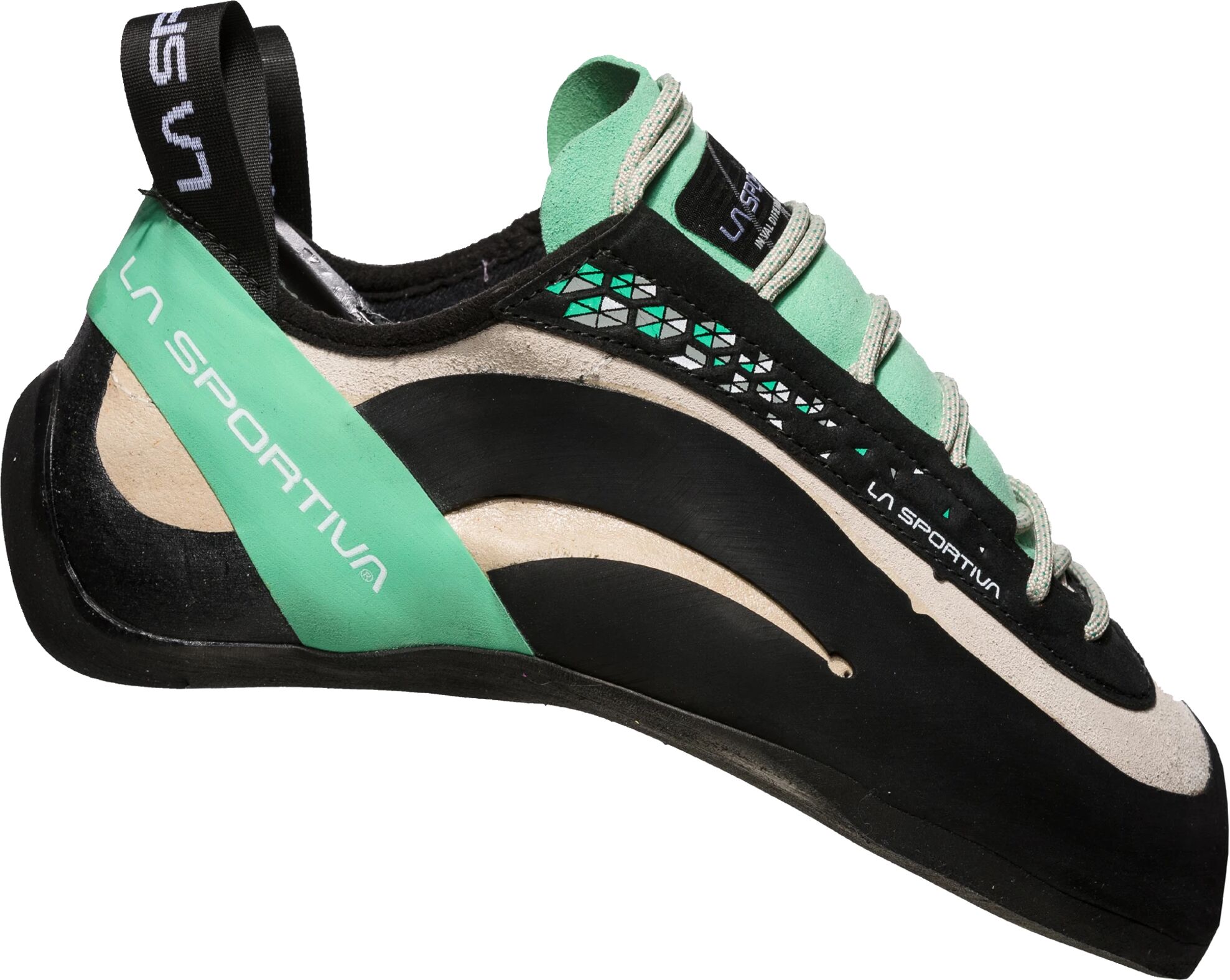 La Sportiva Miura W, klatresko dame 38 White/Jade Green