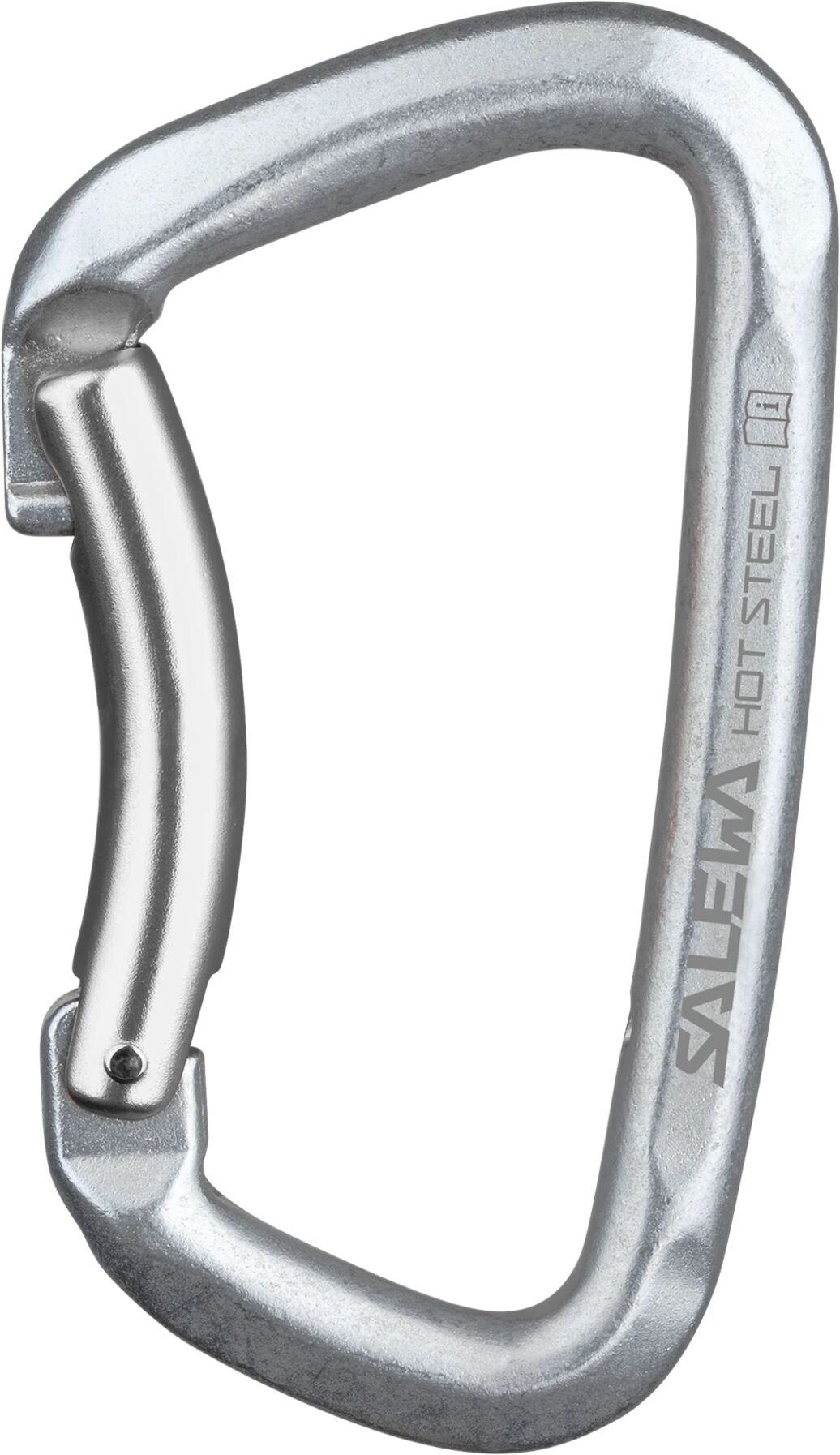 Salewa Hot Steel Bent Carabiner, karabinkrok UNI STEEL