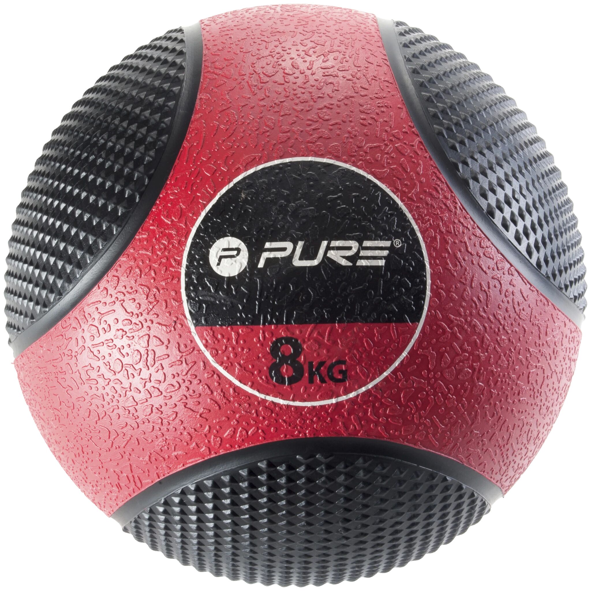 Pure2Improve Medisinball 8 kg 8kg RED/BLACK