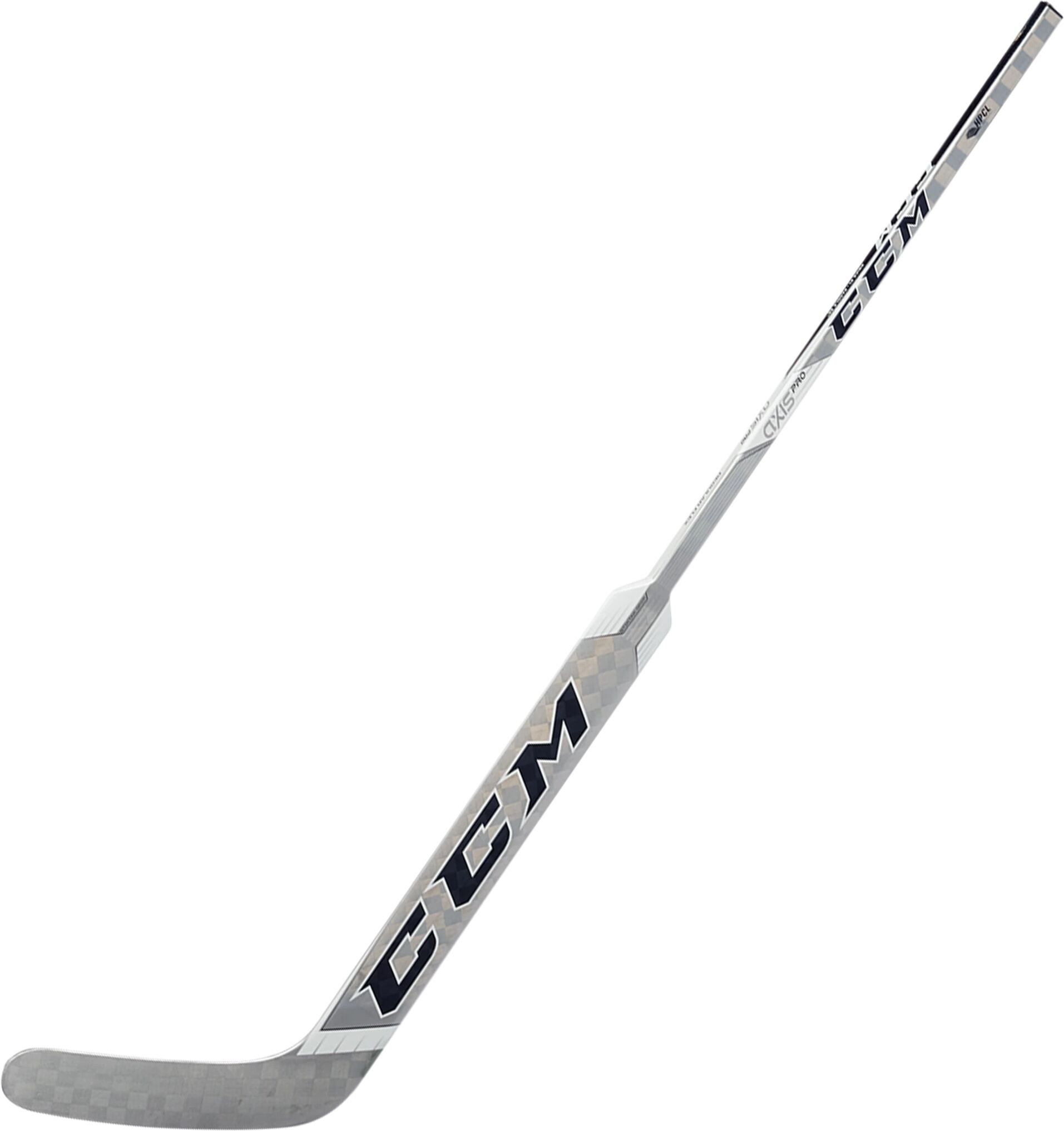 CCM Axis Pro, målvaktskølle, senior 27&#34; WHITE/BLACK