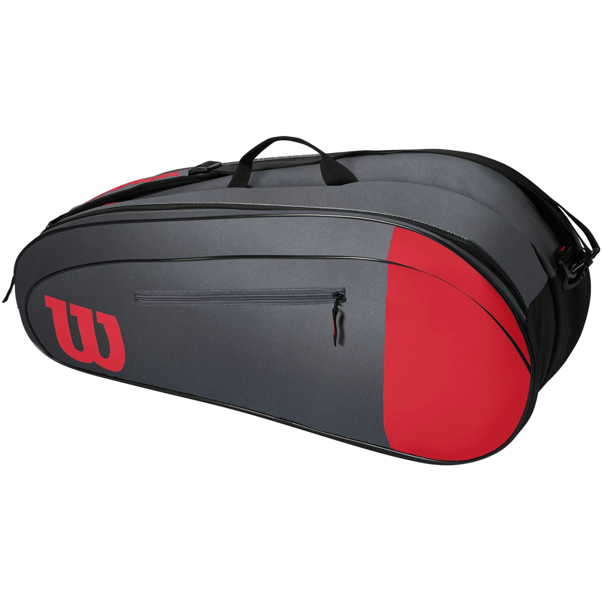 Wilson TEAM 6 PACK, tennisbag One Size RED/GREY