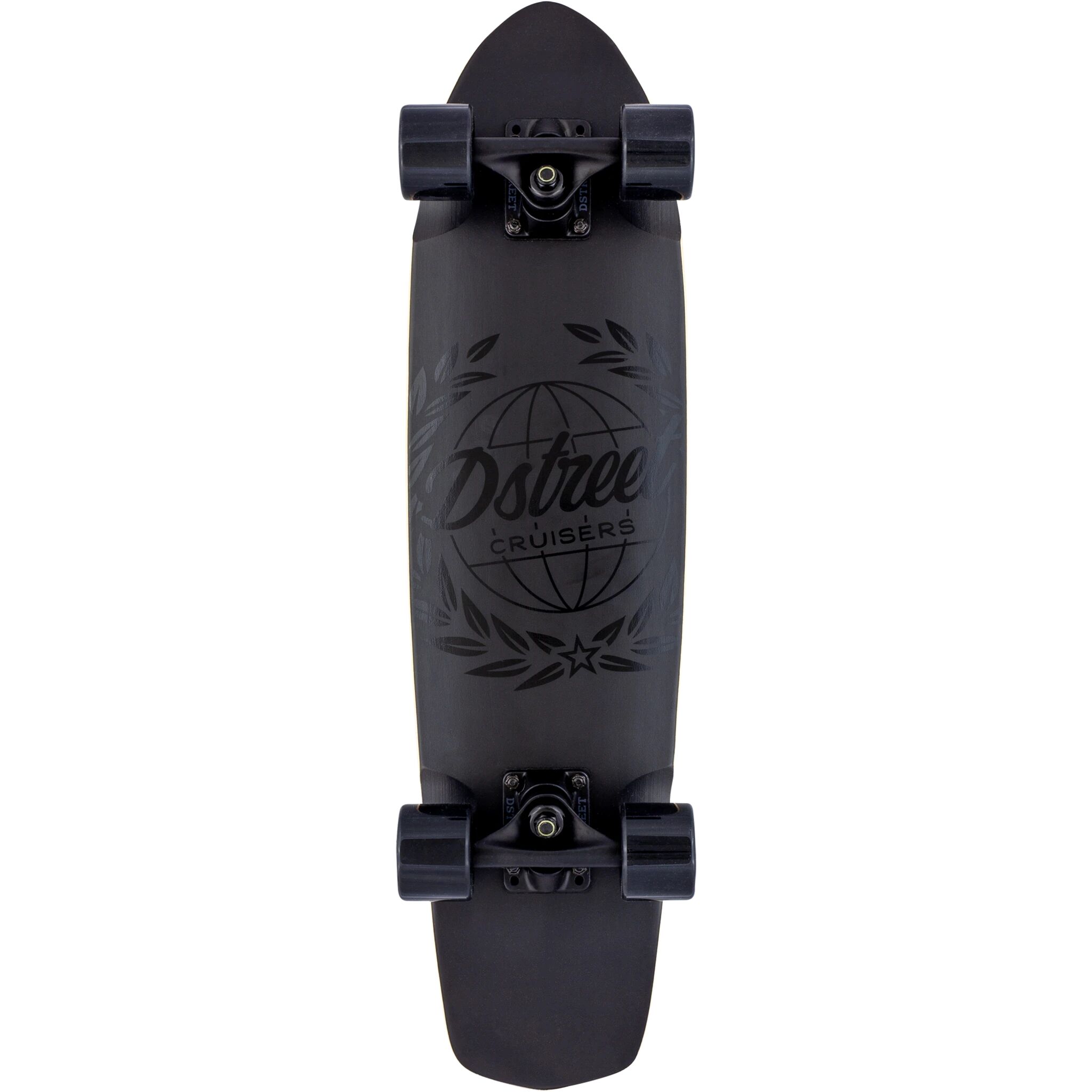 D-Street Atlas Cruiser, longboard 7.25&#34;x28&#34; BLACK