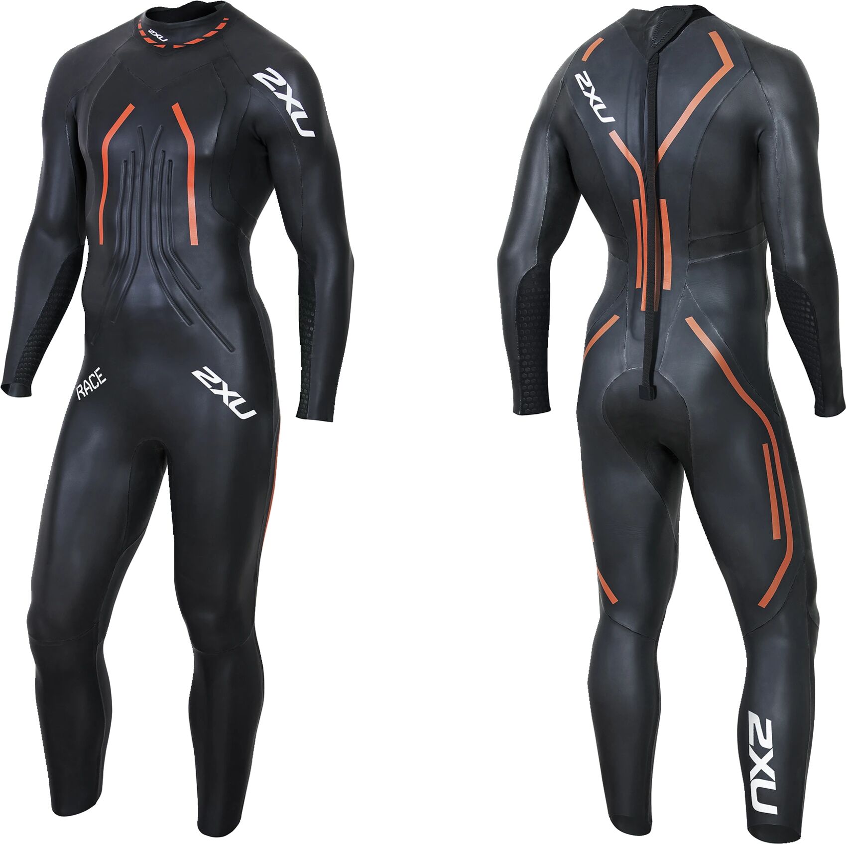 2XU Race Wetsuit, våtdrakt hel herre SM Black/Desert Red