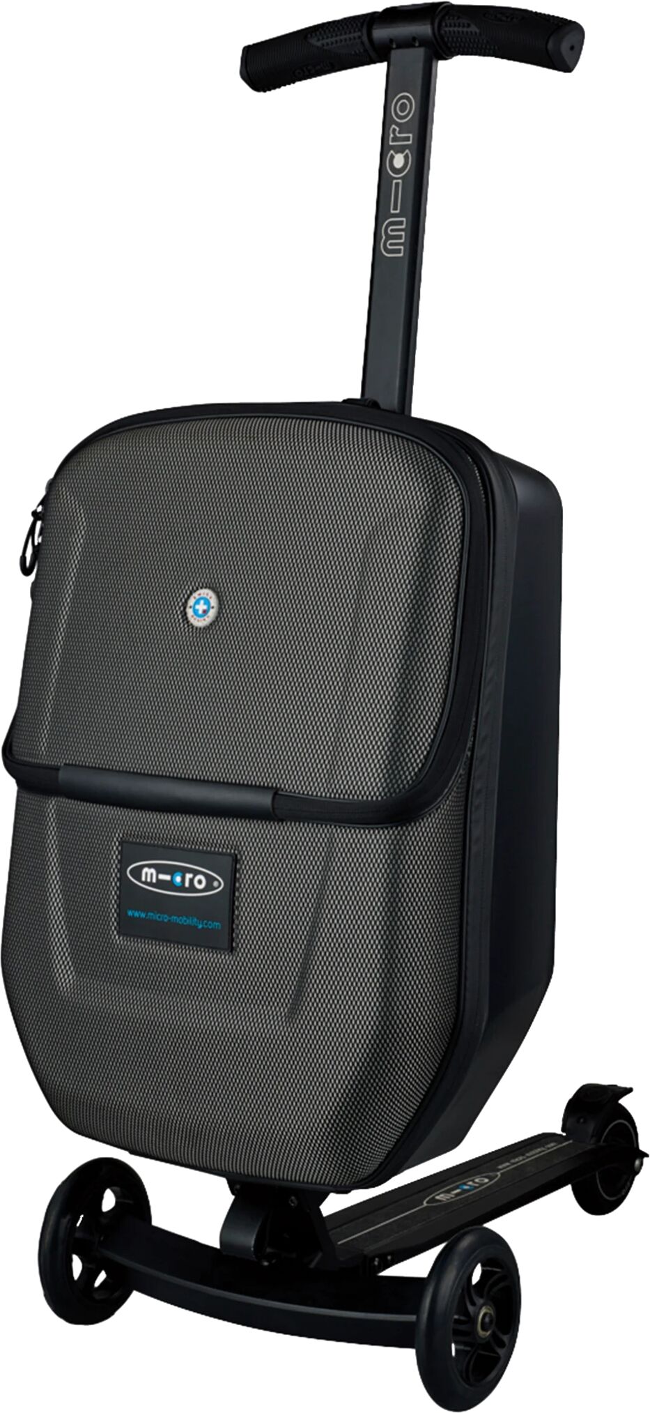 Micro Luggage 3.0, sparkesykkel/reisekoffert STD BLACK