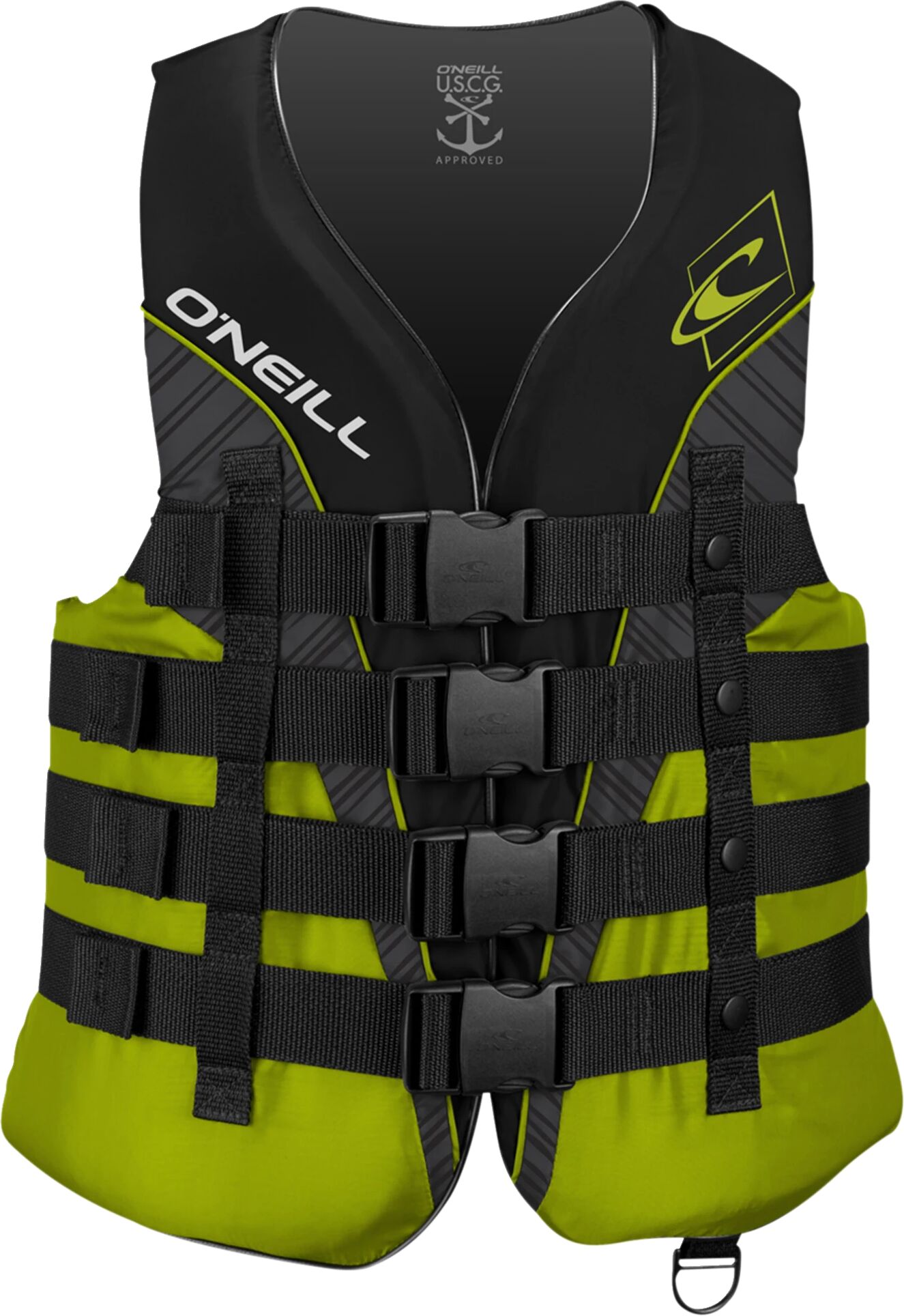 O'Neill Superlite CE, flytevest XL blk/lime/smoke:lime