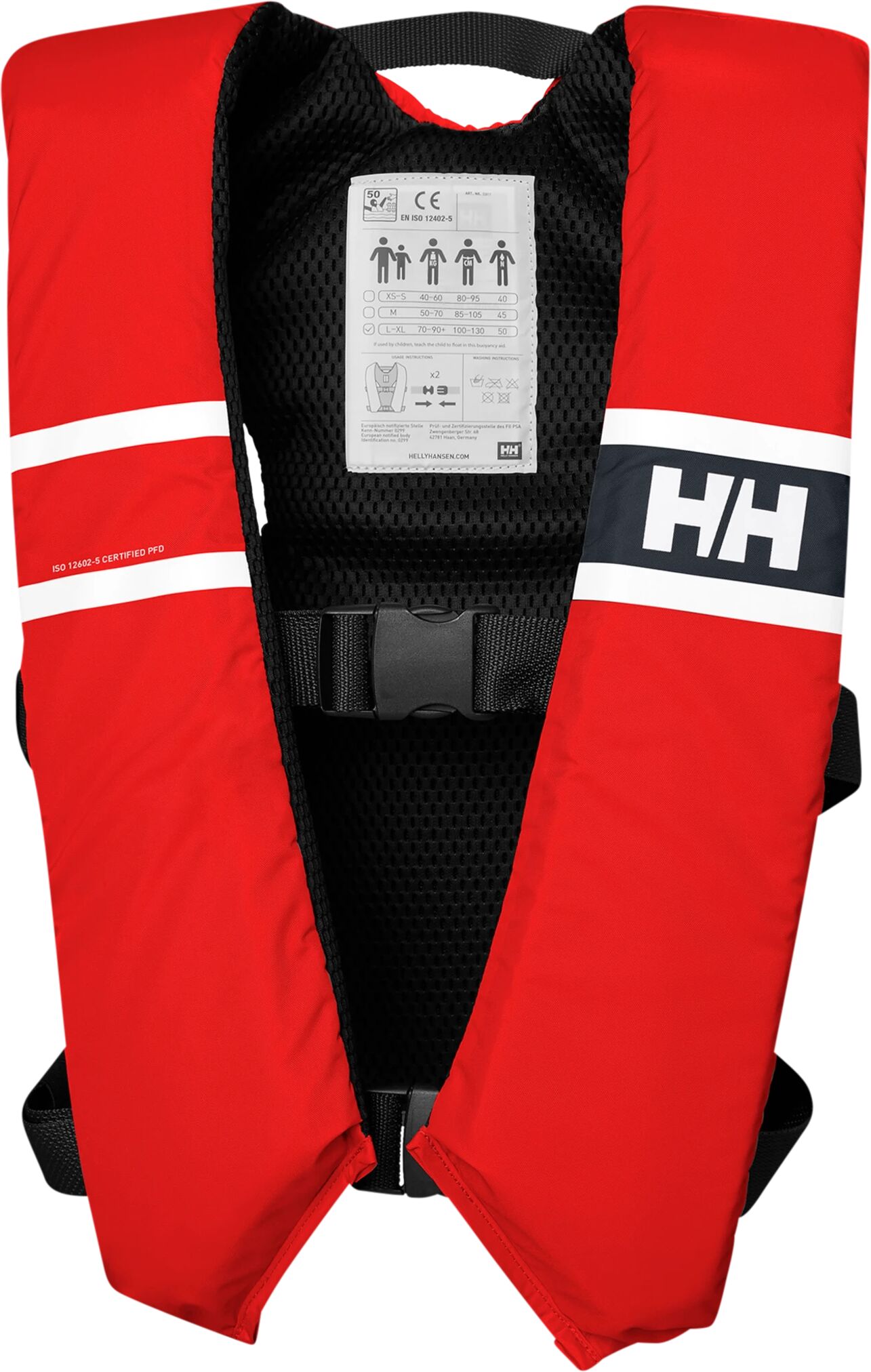 Helly Hansen Comfort Compact 50N, flytevest 50/70 ALERT RED