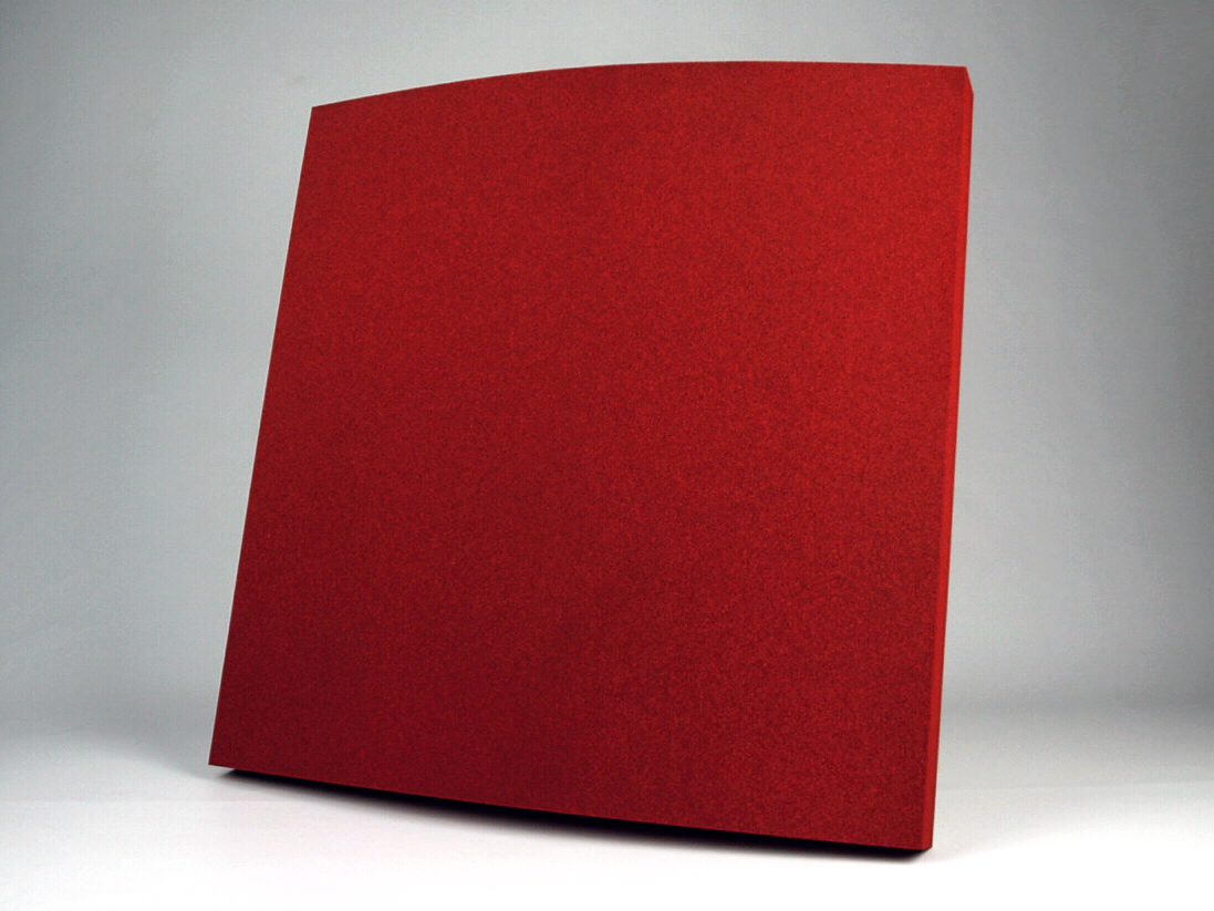 Pure Eliacoustics Pure Curve Absorbant 60x60x9cm Rød 2stk