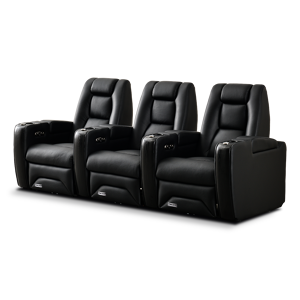 Dreamscreen Cineseat Promotor V4 Motorisert Recliner 3-Seter Leather Sort