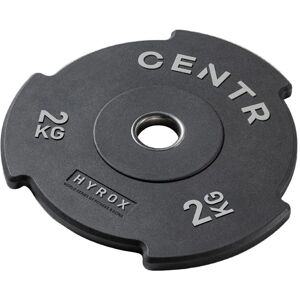 0 CENTR x HYROX Competition Top Weight Plate 2kg 0 CENTR x HYROX Competition Top Weight Plate 2kg