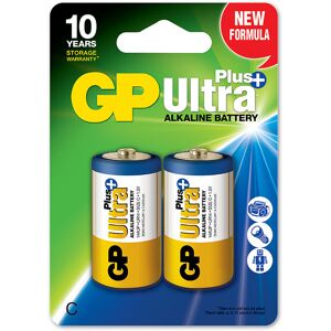 Gp Ultra Plus C-Batteri, 2-Pakk