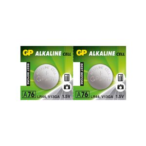 Gp Alkaline Lr44-Batteri, 2 Pakk