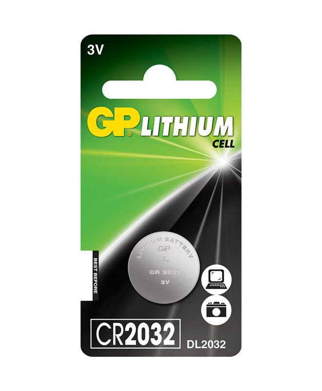 GPBM Nordic Gp Lithium Cell Cr2032-Batteri, 1 Pakk