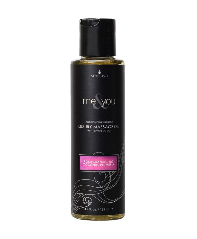 Sensuva Me  You Massasjeolje - Pomegranate, Fig, Coconut  Plumeria