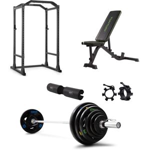 Masterfit - 400 Power Rack Olympic Styrkepakke - 90 kg