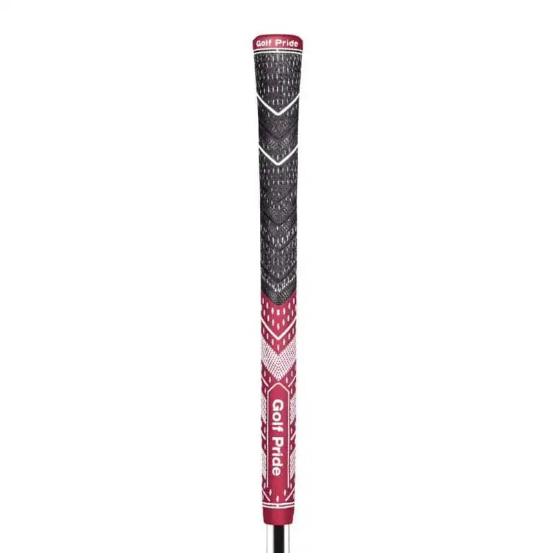 Golf Pride Mcc Teams Plus4 Golf Grips -Standard-Dark Red/white