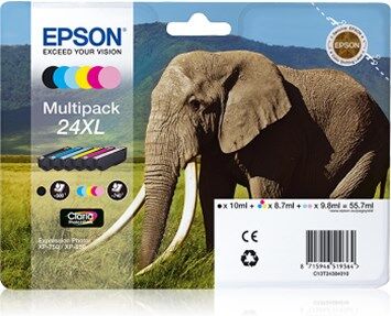 Epson Elephant Ink 24 XL Multipack