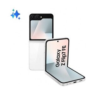 Samsung Galaxy Z Flip7 FE - Foldbar 6,7" Smarttelefon - 128GB - Hvit Samsung Galaxy Z Flip7 FE - Foldbar 6,7" Smarttelefon - 128GB - Hvit