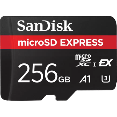 SanDisk microSD Express Card - 256GB SanDisk microSD Express Card - 256GB