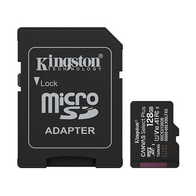 Kingston 128GB microSDXC Canvas Select Plus Gen3 Kingston 128GB microSDXC Canvas Select Plus Gen3