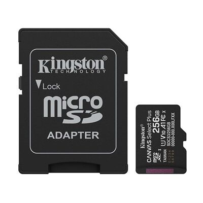 Kingston 256GB microSDXC Canvas Select Plus Gen3 Kingston 256GB microSDXC Canvas Select Plus Gen3