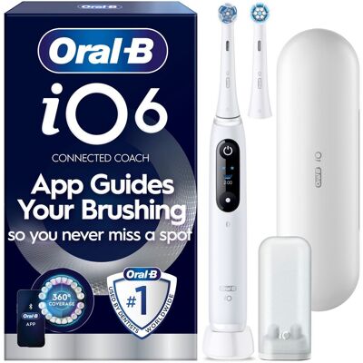 Oral-B iO6 White, Travel Case, Travel Refill Ho Oral-B iO6 White, Travel Case, Travel Refill Ho
