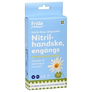 Frida Svart Engångshandske Nitril Medium 20-p