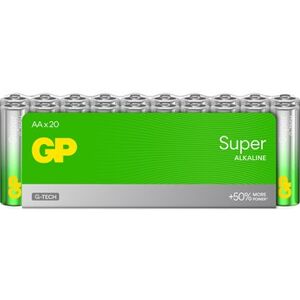 GP 20-pack Super Alkaline AA-batteri, 15A/LR6