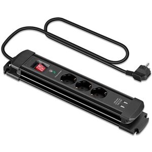 Andersson Surge protection 3-way with USB-ports 1,5m (12000A) Andersson Surge protection 3-way with USB-ports 1,5m (12000A)