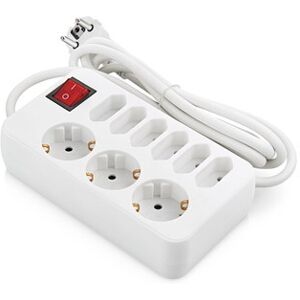 ON Extension lead 9-way with switch, 2m ON Extension lead 9-way with switch, 2m