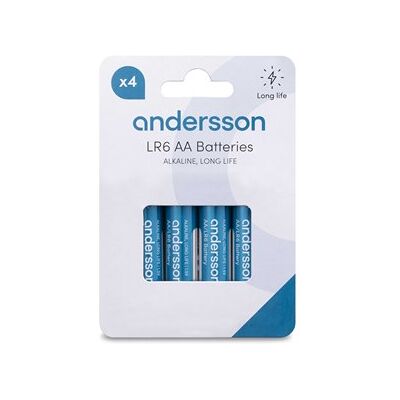 Andersson LR03 AAA Long Life Alkaline 4-pcs Andersson LR03 AAA Long Life Alkaline 4-pcs