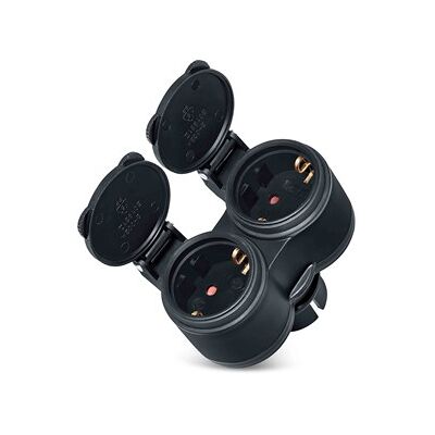 Andersson Splitter Plug 2 way, Outdoor, Grounded EU Andersson Splitter Plug 2 way, Outdoor, Grounded EU