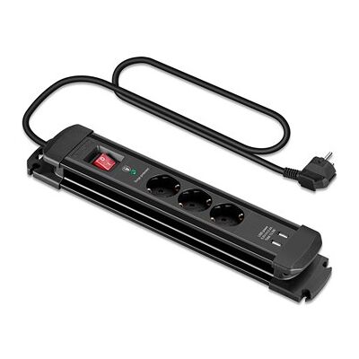 Andersson Surge protection 3-way with USB-ports 1,5m (12000A) Andersson Surge protection 3-way with USB-ports 1,5m (12000A)