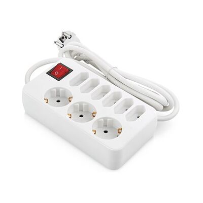 ON Extension lead 9-way with switch, 2m ON Extension lead 9-way with switch, 2m