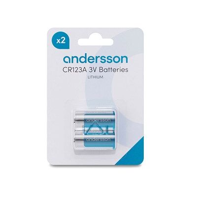 Andersson CR123A Lithium 2-pcs Andersson CR123A Lithium 2-pcs