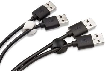 Andersson Cable drop 2 cables medium 6-p Black/White