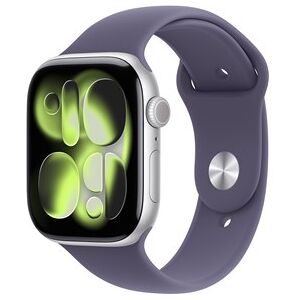 Apple Watch Series 11 GPS + Cellular 46mm Silver Aluminium Case with Purple Fog Sport Band - M/L Apple Watch Series 11 GPS + Cellular 46mm Silver Aluminium Case with Purple Fog Sport Band - M/L