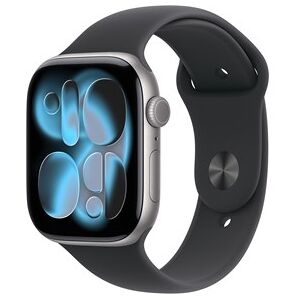 Apple Watch Series 11 GPS + Cellular 46mm Space Grey Aluminium Case with Black Sport Band - S/M Apple Watch Series 11 GPS + Cellular 46mm Space Grey Aluminium Case with Black Sport Band - S/M