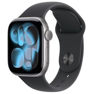 Apple Watch Series 11 GPS 42mm Space Grey Aluminium Case with Black Sport Band - M/L Apple Watch Series 11 GPS 42mm Space Grey Aluminium Case with Black Sport Band - M/L