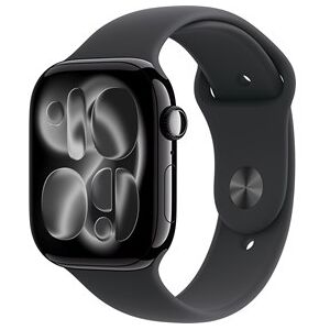 Apple Watch Series 11 GPS 46mm Jet Black Aluminium Case with Black Sport Band - S/M Apple Watch Series 11 GPS 46mm Jet Black Aluminium Case with Black Sport Band - S/M