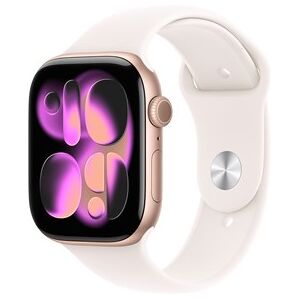 Apple Watch Series 11 GPS 46mm Rose Gold Aluminium Case with Light Blush Sport Band - S/M Apple Watch Series 11 GPS 46mm Rose Gold Aluminium Case with Light Blush Sport Band - S/M
