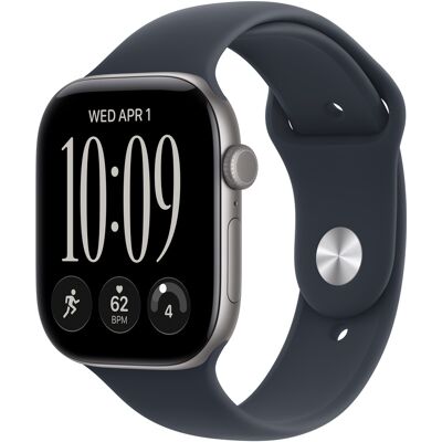 Apple Watch Series 12 GPS+Cell 46mm Space Grey Aluminium Case with Navy Blue Sport Band - M/L Apple Watch Series 12 GPS+Cell 46mm Space Grey Aluminium Case with Navy Blue Sport Band - M/L