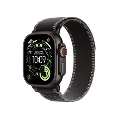 Apple Watch Ultra 3 GPS + Cellular 49mm Black Titanium Case with Black/Charcoal Trail Loop - S/M Apple Watch Ultra 3 GPS + Cellular 49mm Black Titanium Case with Black/Charcoal Trail Loop - S/M