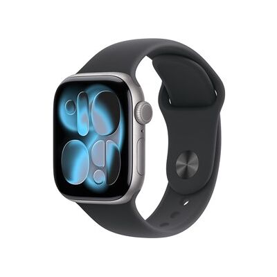 Apple Watch Series 11 GPS + Cellular 42mm Space Grey Aluminium Case with Black Sport Band - M/L Apple Watch Series 11 GPS + Cellular 42mm Space Grey Aluminium Case with Black Sport Band - M/L